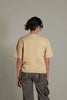 Creamy Beige Solid Oversize Premium T-shirt