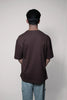 Earthy Brown Solid Oversize Premium Unisex T-shirt