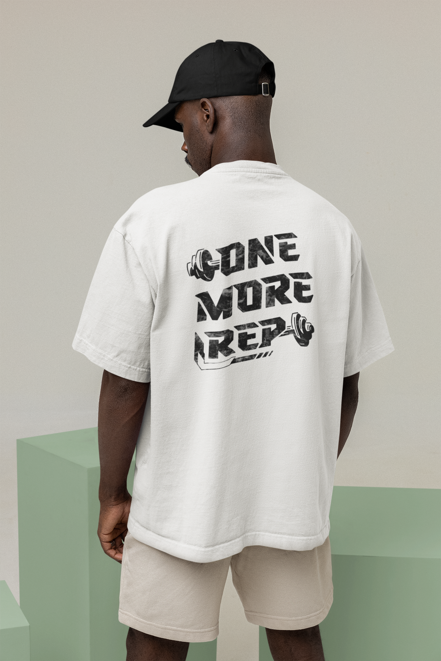 One More Rep Oversize Premium Unisex T-shirt